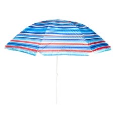 Пляжна садова парасолька 1.8 м Best-11 Смужки №2 Anti-UV з нахилом різнокольоровий