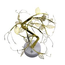 Нічник LED Дерево Бонсай USB 36 cм золотистий