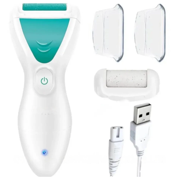 Электрическая пемза для ног с 2 насадками, от USB, VGR V-812 / Аккумуляторная пемза для пяток new