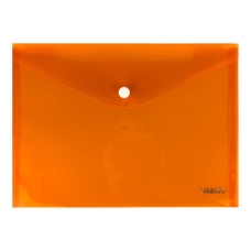Папка на кнопці А5 Axent 1522-26 пластик помаранчевий