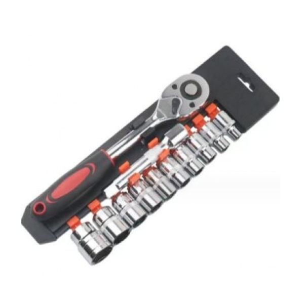 / Набір головок торцевих з тріскачкою 12 шт., 3/8