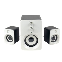 Колонки для комп'ютера з сабвуфером FT-10 акустична система білий з чорним