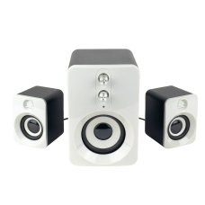 Колонки для комп'ютера з сабвуфером FT-10 акустична система білий з чорним