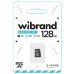 Карта пам'яті 128GB Wibrand МicroSDXC UHS-I Сlass 10 чорний