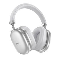 Навушники бездротові накладні HOCO W35 Max Auspicious ANC Bluetooth сріблястий