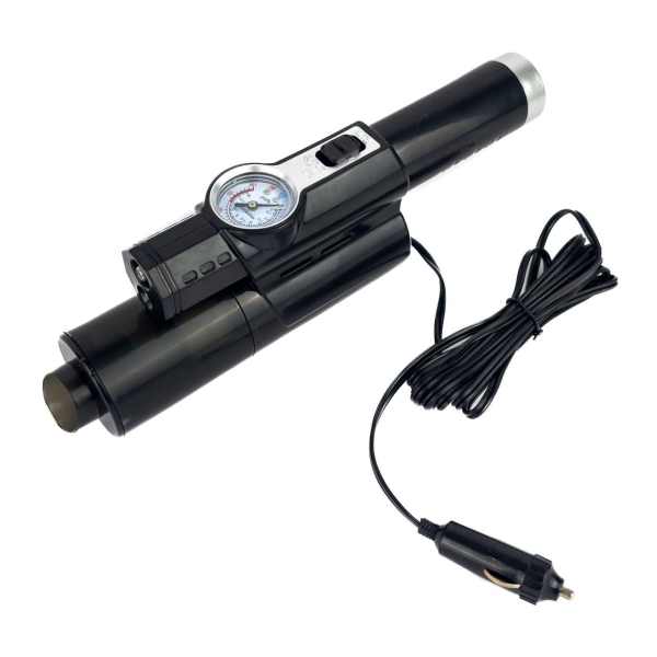 Автомобільний пилосос Portable Vacuum Cleaner LY-8018 з компресором 120 Вт чорний