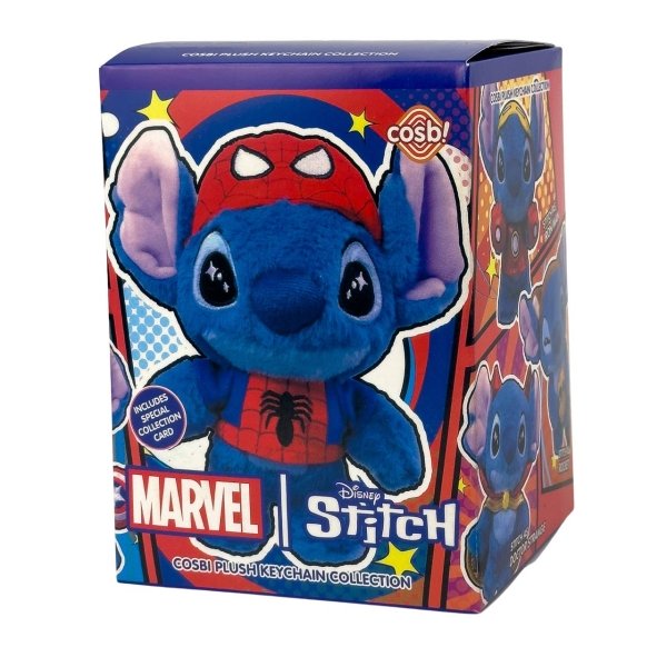 М'яка іграшка-брелок сюрприз Стіч Марвел 22020 12 см блакитний