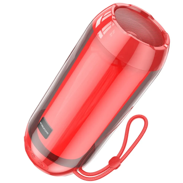 Колонка портативна BOROFONE BR25 Crazy sound LED Bluetooth FM червоний