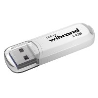 Флеш пам'ять USB 64 GB Wibrand Marten USB 3.2 Gen1 білий