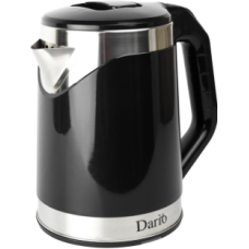 Електрочайник Dario DR4184 нержавіюча сталь 1.8 л чорний