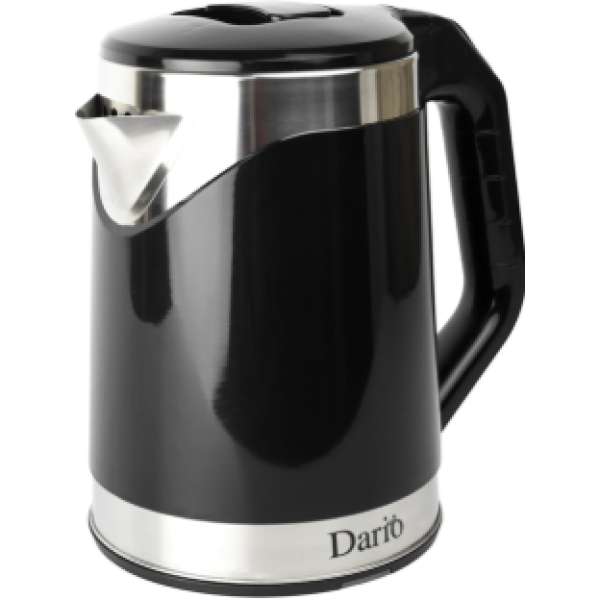 Електрочайник Dario DR4184 нержавіюча сталь 1.8 л чорний