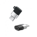 Перехідник Type-C M/microUSB F XO NB149-A чорний зі сріблястим Перехідник Type-C M/microUSB F XO NB149-A чорний зі сріблястим