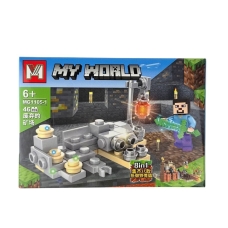 Конструктор Minecraft 1105 My World мікс