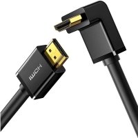 Кабель HDMI/HDMI 2 м UGREEN 90 Degree 4K Cable чорний