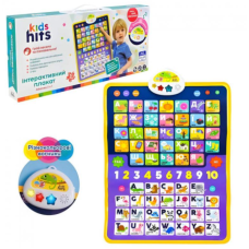 Плакат навч "Абетка 2 в1" плакат УКР.мова 45*60см., KH07-003 new