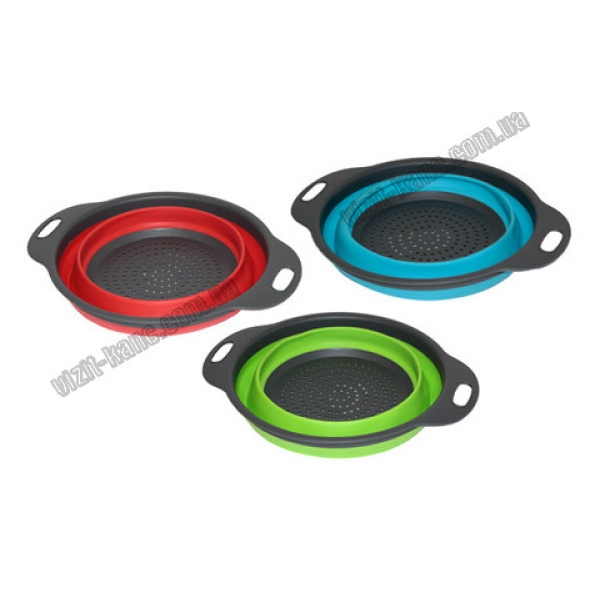 / Сито силіконове розкладне 20см, кольору мікс
