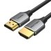Кабель HDMI/HDMI 2 м Vention ALEHH Ultra Thin HD v2.0 чорний з сірим Кабель HDMI/HDMI 2 м Vention ALEHH Ultra Thin HD v2.0 чорний з сірим