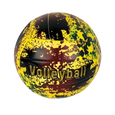 М'яч волейбольний №5 Volleyball BT-VB-0078 бордовий з жовтим