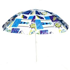 Пляжна садова парасолька 2 м Best-12 Маяк Anti-UV з нахилом різнокольоровий