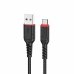 Кабель USB/Type-C 2 м Hoco X59 Victory 3 А чорний