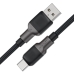 Кабель USB/Type-C 1.2 м ACEFAST С10-04 3 А чорний