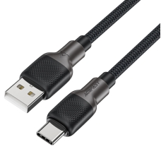 Кабель USB/Type-C 1.2 м ACEFAST С10-04 3 А чорний