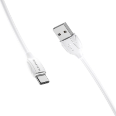 Кабель USB/Type-C 1 м BOROFONE BX19 3 A білий