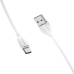 Кабель USB/Type-C 1 м BOROFONE BX19 3 A білий