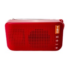 Колонка портативна з сонячною панеллю T&G TG184 Bluetooth FM червоний