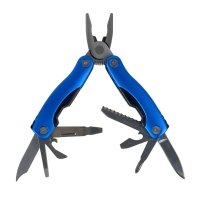 Мультитул 9в1 5-3 нержавіюча сталь універсальний синій
