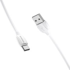 Кабель USB/Type-C 1 м BOROFONE BX19 3 A білий