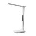 Настільна лампа 868S з акумулятором та годинником складана 7 Вт білий
