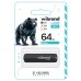 Флеш пам'ять USB 64 GВ Wibrand Grizzly USB 2.0 чорний