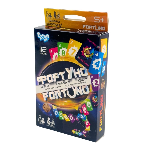 Настільна гра Danko Toys UF-03-01U Фортуно від 2х гравців для дітей та дорослих
