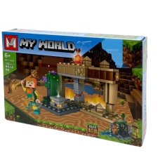 Конструктор Minecraft MG1168B My World 136 деталей
