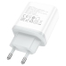 Зарядний блок живлення Type-C+USB HOCO C105A Stage 20 W 12 V 1.67 A білий