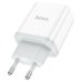 Зарядний блок живлення Type-C+USB HOCO C105A Stage 20 W 12 V 1.67 A білий Зарядний блок живлення Type-C+USB HOCO C105A Stage 20 W 12 V 1.67 A білий