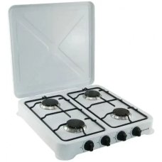 /Газова плита на 4 конфорки Starlux SGS-6004 0,54 кВт, 2800 Па, білий