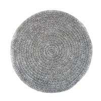 Килимок сервірувальний Empire EM4224 Рон круглий 38 см сірий