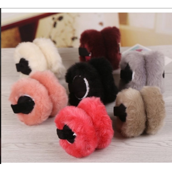 / Складні теплі навушники із штучного хутра