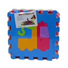 Дитячий килимок-пазл ігровий розвивальний Транспорт MR1272 EVA 30 х 30 см 9 шт