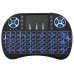 / Бездротова ігрова клавіатура Keyboard Backlit Mini з тачпадом і підсвічуванням, чорний