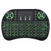 / Бездротова ігрова клавіатура Keyboard Backlit Mini з тачпадом і підсвічуванням, чорний