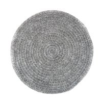 Килимок сервірувальний Empire EM4224 Рон круглий 38 см сірий