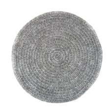 Килимок сервірувальний Empire EM4224 Рон круглий 38 см сірий