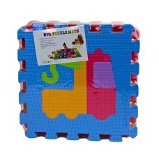 Дитячий килимок-пазл ігровий розвивальний Транспорт MR1272 EVA 30 х 30 см 9 шт