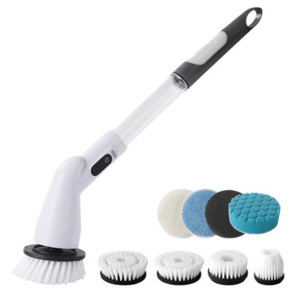 Щітка електрична 8 насадок,360 градусів Cleaning brush AND 1-33 new