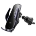 Тримач для гаджетів на дефлектор Hoco CA202 Plus з бездротовою зарядкою пластик чорний