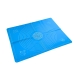 Килимок кондитерський Kamille силікон 43 х 35 см блакитний