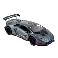 Іграшкова машинка моделька KiNSMART KT5389WF Lamborghini Huracan-LP620-2 Super Trofeo метал 12 см інерційна сірий